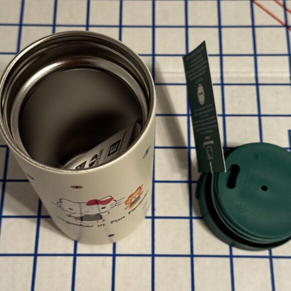 Brand New Starbucks Hello Kitty Travel Mug 12 oz - Picture 3 of 4